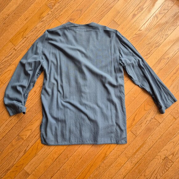 Raw Silk Vintage Dalmy's Top Cardigan Jacket Utility Safari S - Picture 7 of 13